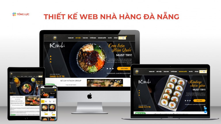 thiết kế web nhà hàng đà nẵng