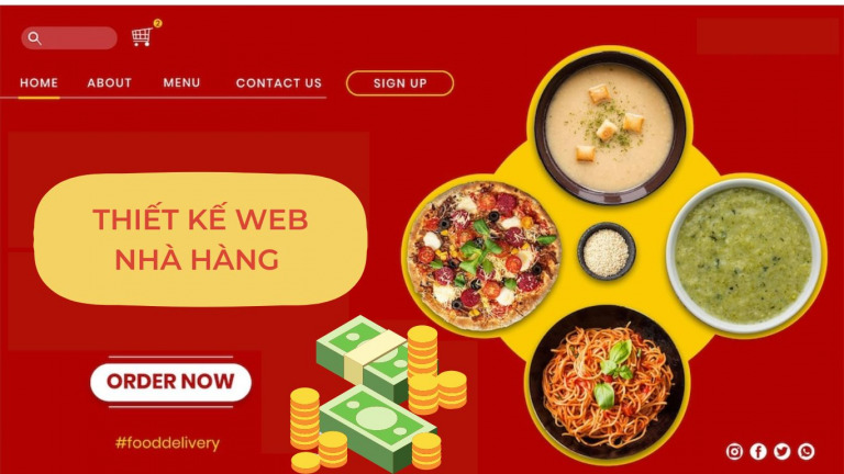 thiết kế web nhà hàng đà nẵng